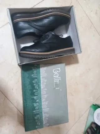 Zapatos piel de vestir negros mujer