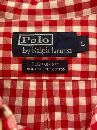 Camisa Polo Ralph Lauren cuadros caballero