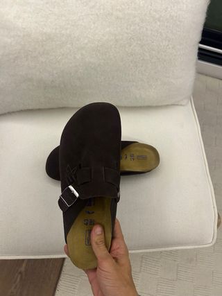 Zuecos Birkenstock Stussy Marrones Talla 43