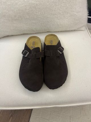 Zuecos Birkenstock Stussy Marrones Talla 43