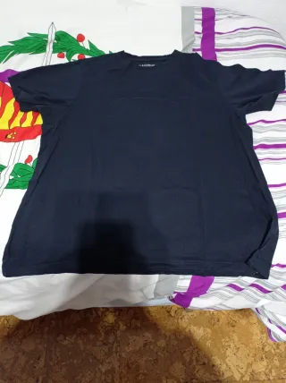 2 Camisetas Pull&Bear Azul Talla L