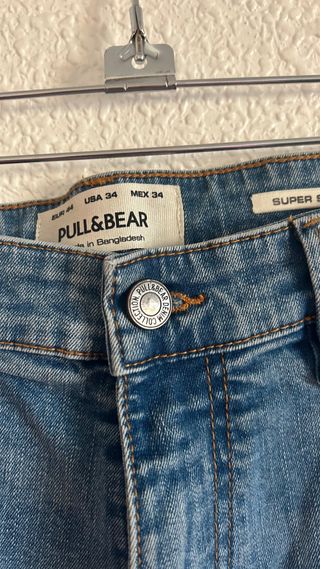 Pantalón vaquero Pull&Bear chico Talla M