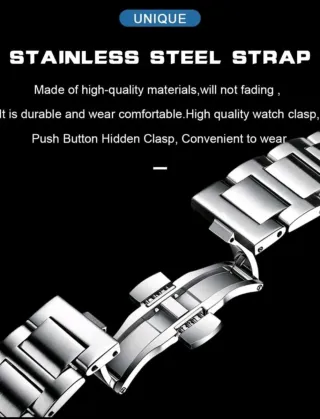 Reloj de pulsera plateado