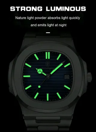 Reloj de pulsera plateado