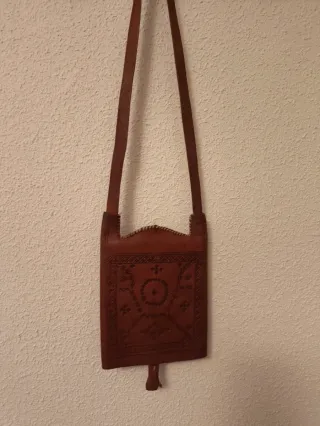Cartera Marroquí Piel Grabada