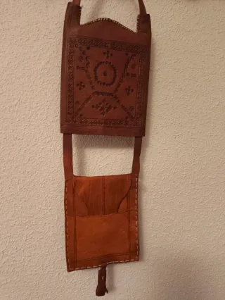 Cartera Marroquí Piel Grabada