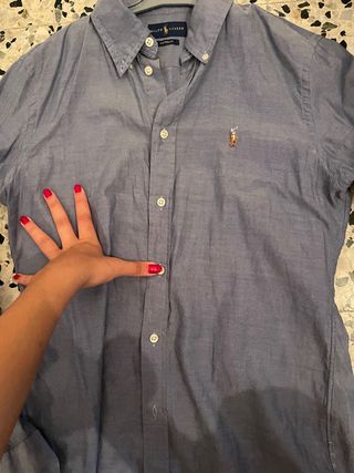 Camisa Polo Ralph Lauren Azul Talla S