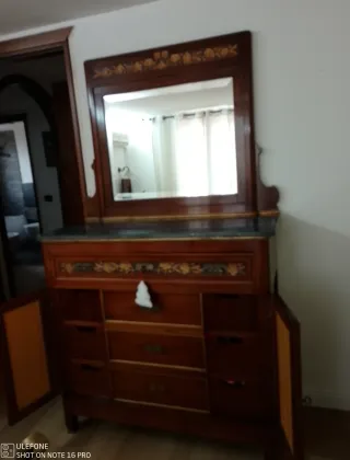 Cassettone stile liberty ,completo con 2 comodini