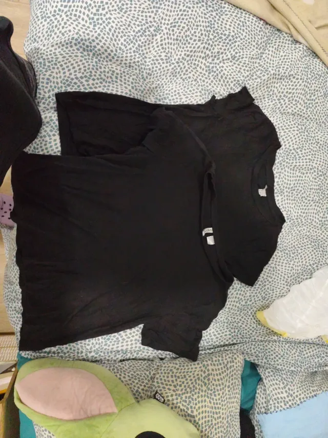 Pack 2 Camisetas Básicas Negras Talla L