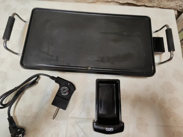 Chapa elétrica com controle de temperatura