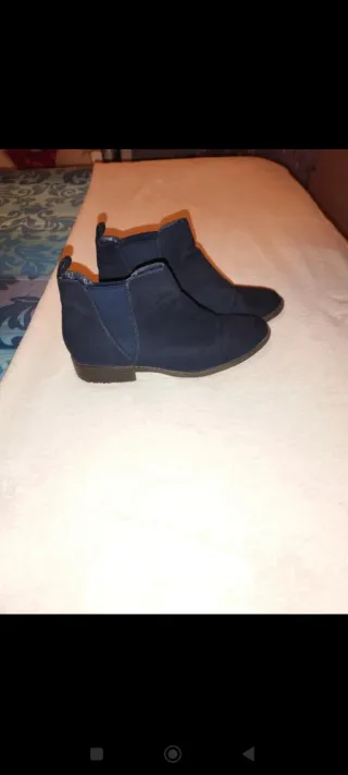 Botines azul marino talla 37