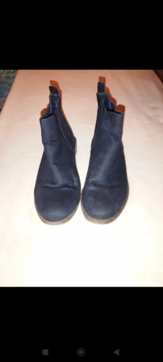 Botines azul marino talla 37