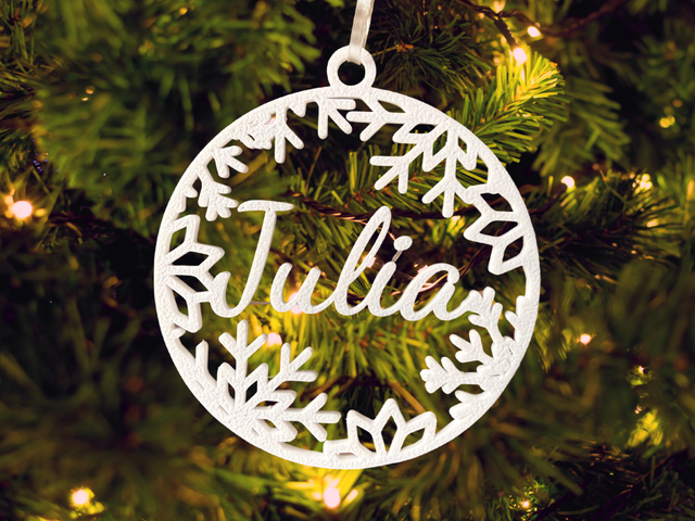 Addobbo Natalizio Personalizzato con Nome