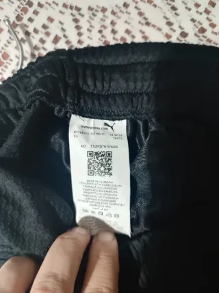 Chándal Puma chico negro y amarillo