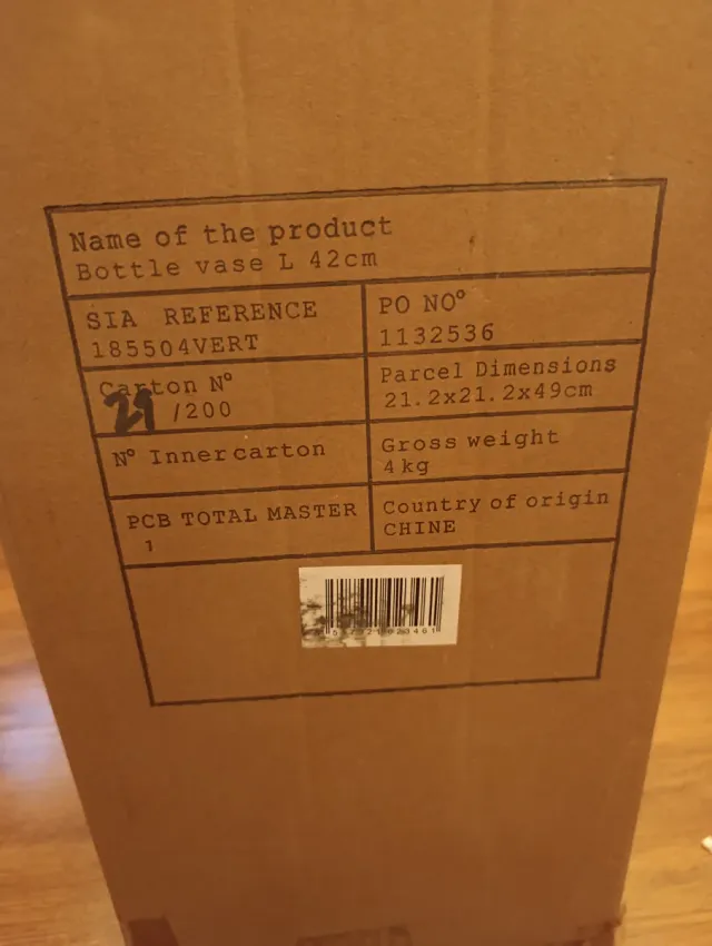 Jarrón Maison du Monde Verde Nuevo