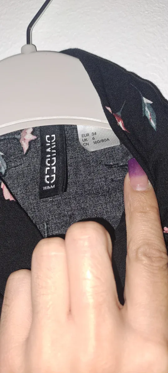 Vestido floral H&M T.34