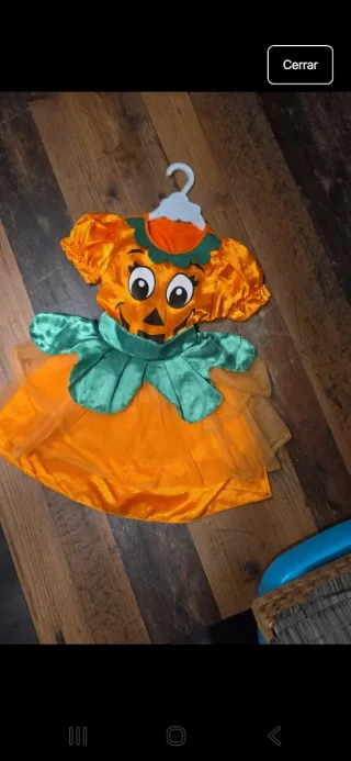 Disfraz Calabaza 18 Meses