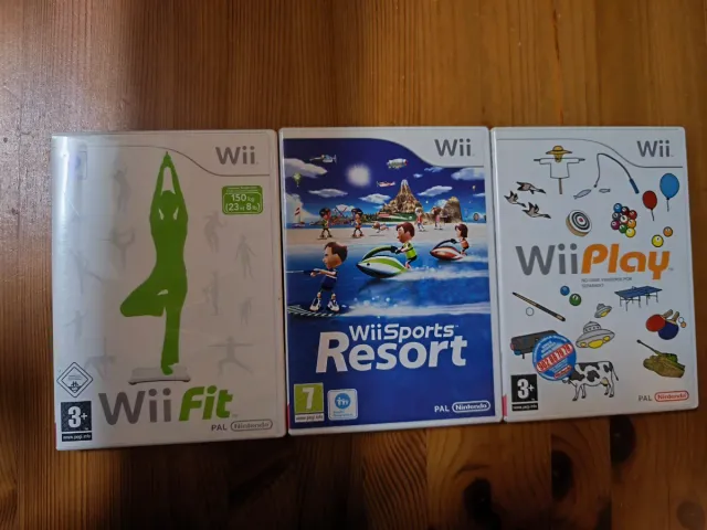 Juegos Wii: Fit, Play y Sports Resort