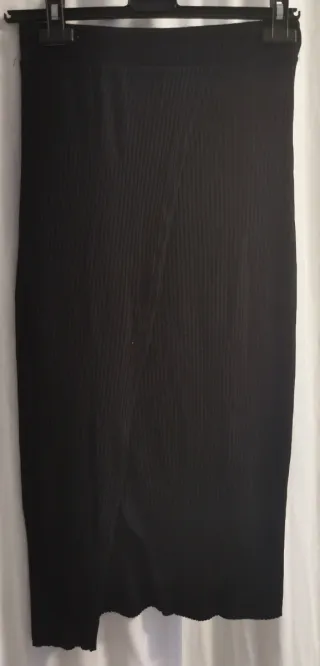 Falda larga negra talla S