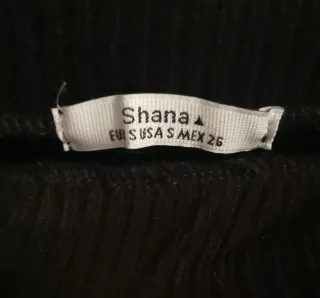 Falda larga negra talla S