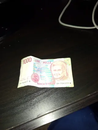 Banconota 1000 Lire Montessori