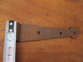 Bisagras antiguas de forja, lote 5 piezas.