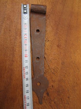 Bisagras antiguas de forja, lote 5 piezas.