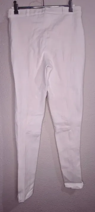 Pantalón Hípica Blanco Zaldi Talla 40