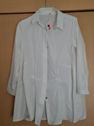 Camisa blanca mujer talla XL