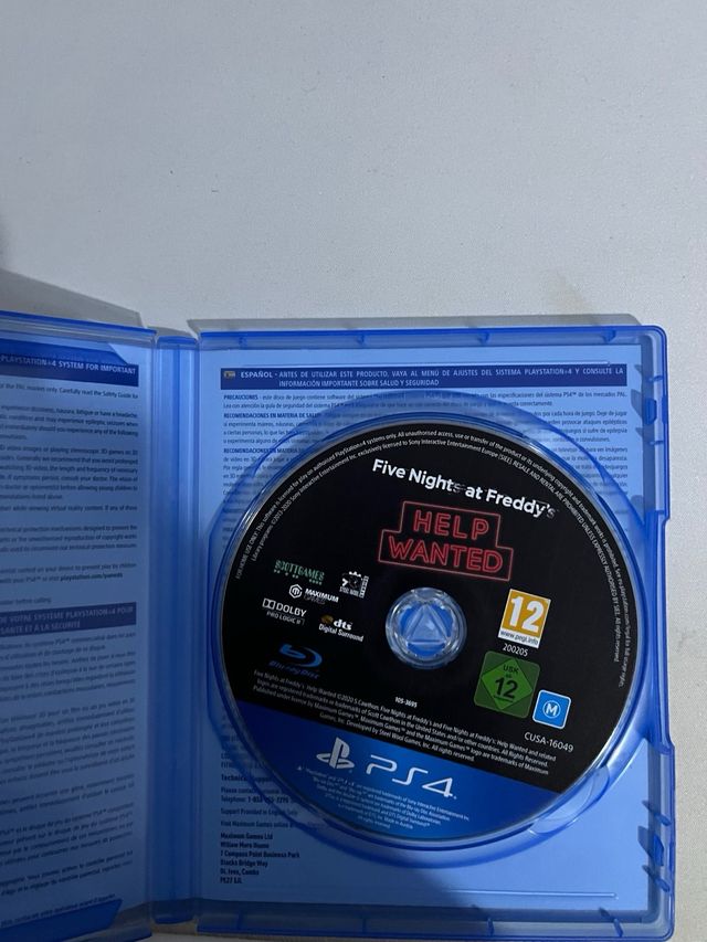 Five Nights at Freddy's PS4 VR Juego