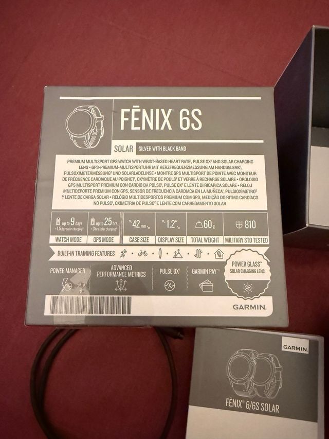 Garmin Fenix 6S Solar - Smartwatch GPS