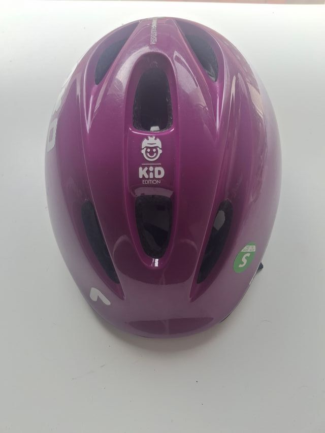 Casco Btwin Morado Niños