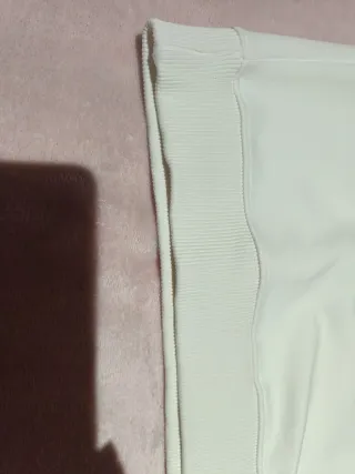 Camiseta blanca ancha, de hombre