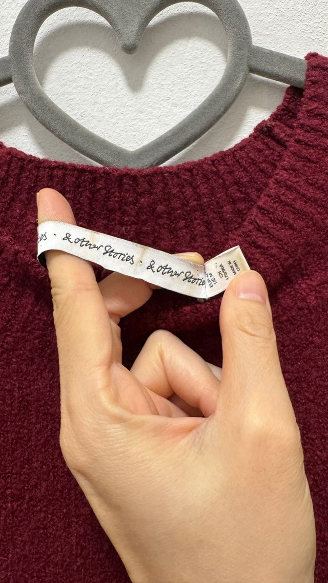 Jersey Vino Tinto & Other Stories Talla M