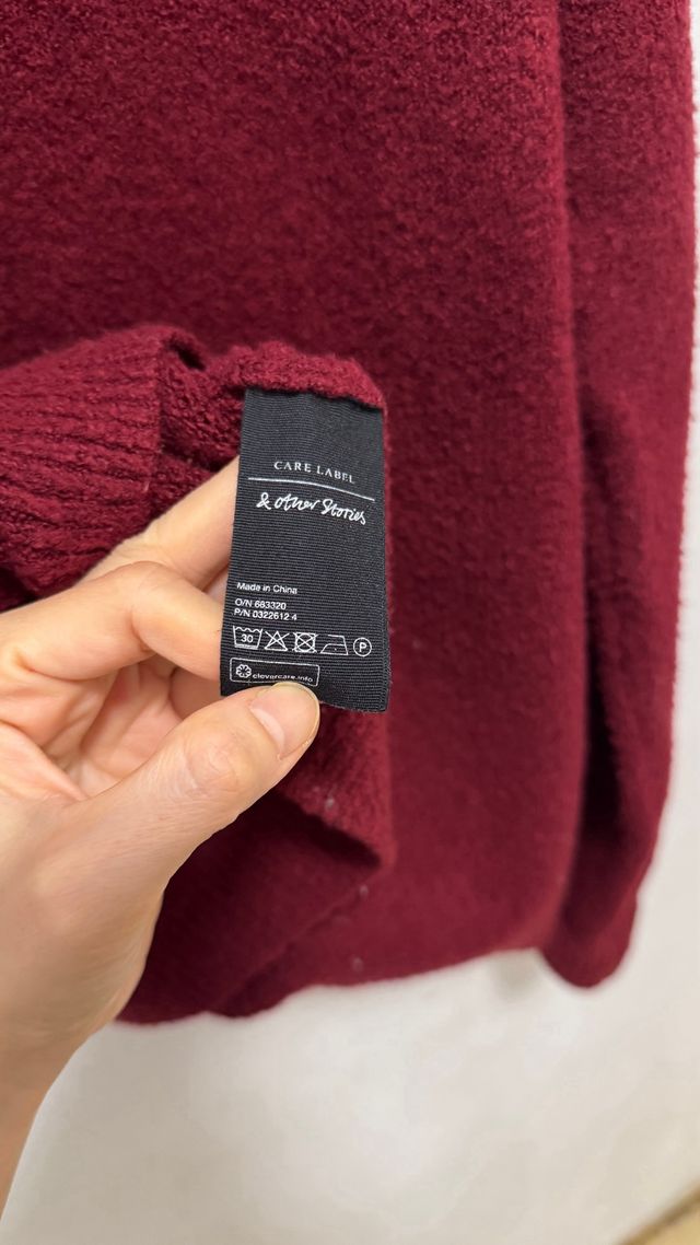 Jersey Vino Tinto & Other Stories Talla M