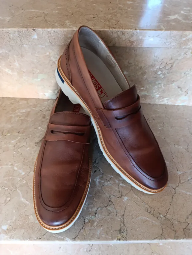 Mocasines Pikolinos Marrones Hombre