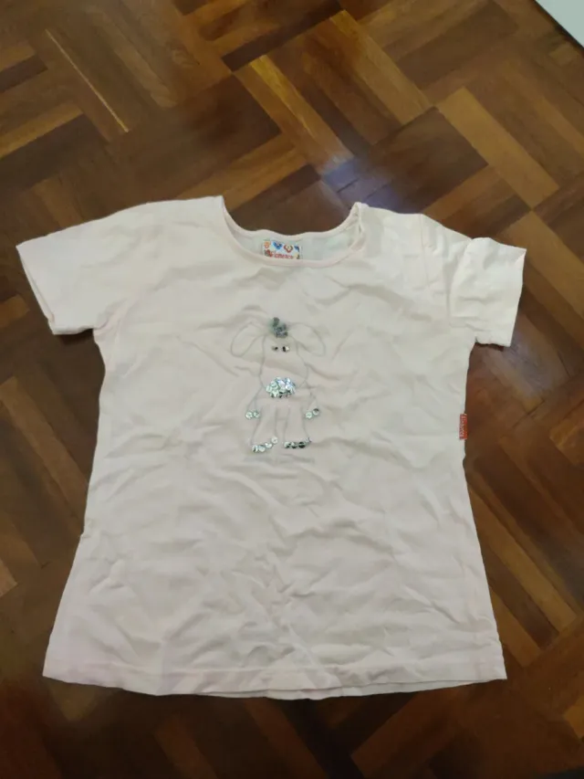 Camiseta niña 9-10 años rosa