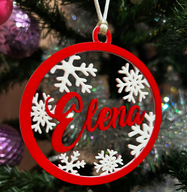 Addobbo Natalizio Personalizzato con Nome