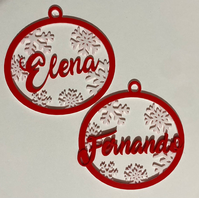 Addobbo Natalizio Personalizzato con Nome