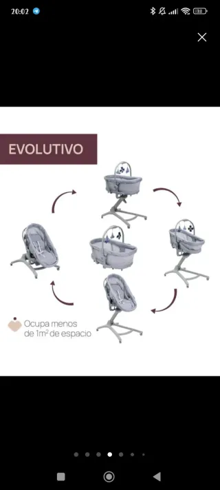 Minicuna chicco baby hub 4 en 1