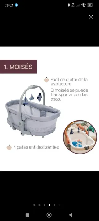Minicuna chicco baby hub 4 en 1