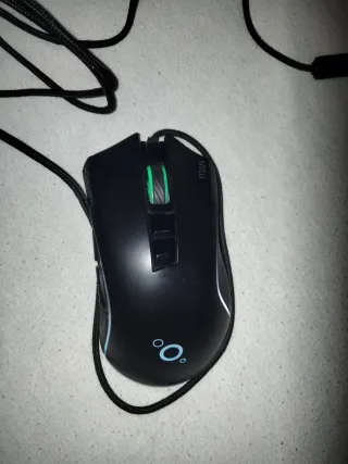 Ratón Gaming Titan Negro MOONGAMING