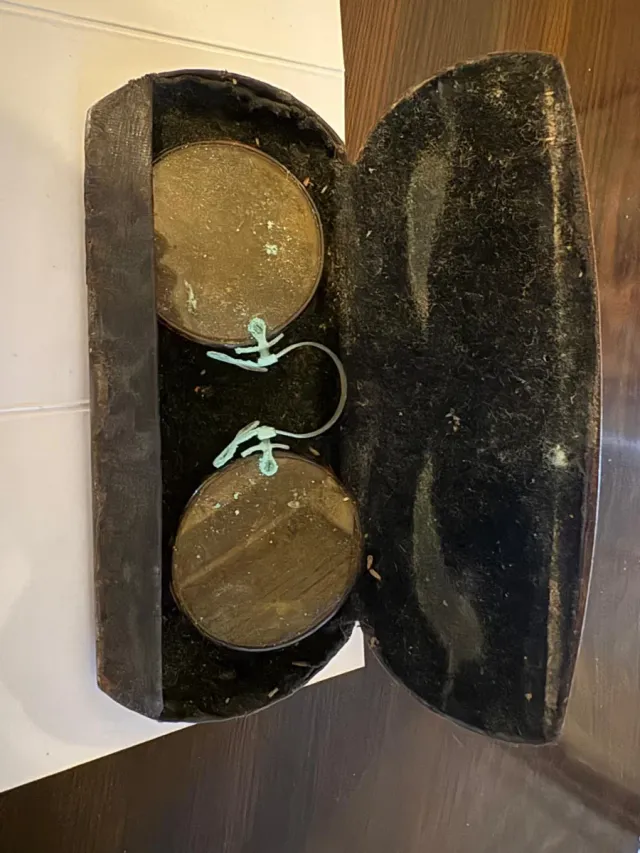 Gafas de sol antiguas montura redonda