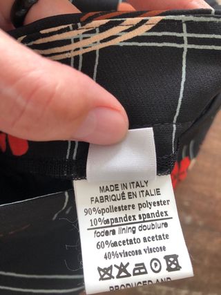 Ottod' ame Pantalones Estampados Negro