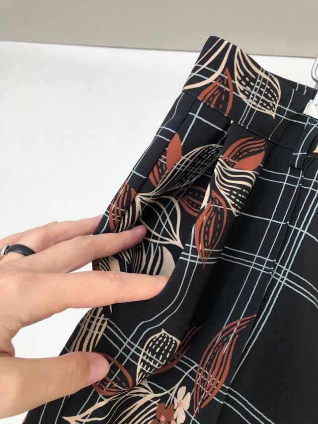 Ottod' ame Pantalones Estampados Negro