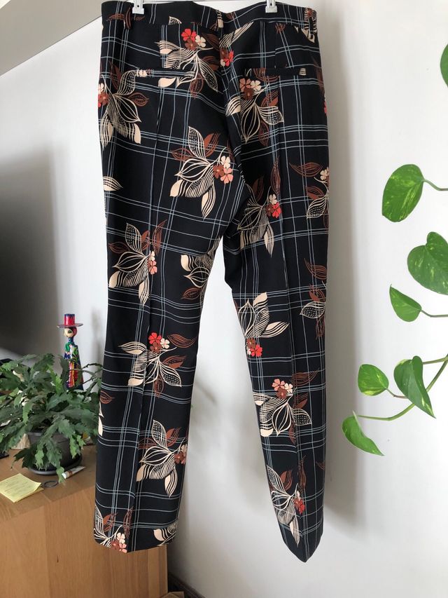 Ottod' ame Pantalones Estampados Negro