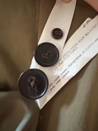 Gabardina Oversize Zara Beige