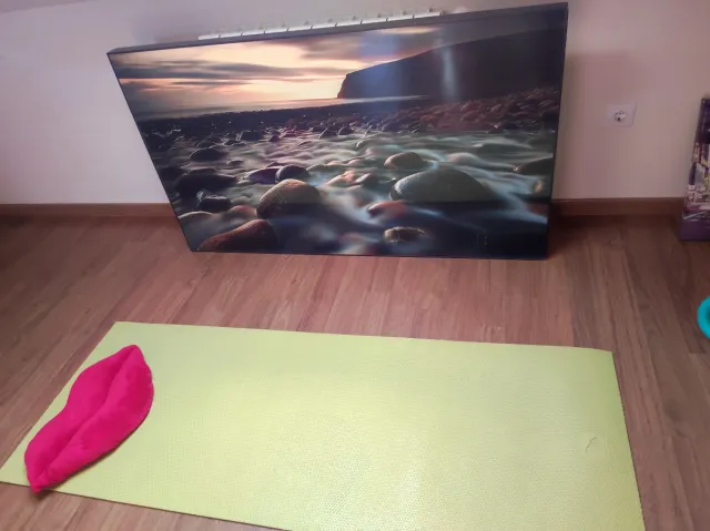 Cuadro Playa Rocas Atardecer