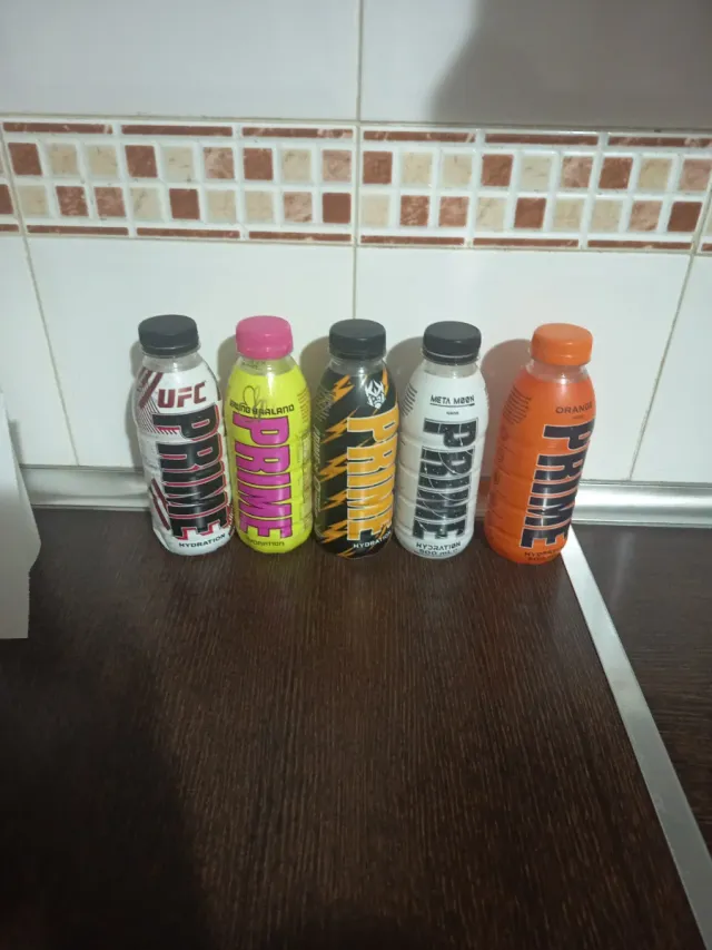 5 Bottiglie Prime Vuote