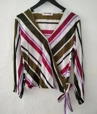 Blusa Sfera Rayas Cruzada